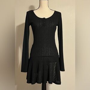 long blouse, long sleeves, stretch fabric ,